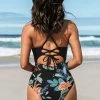 Flash Sale 🔥 Cupshe Ensley Floral Cut-out One Piece 🩱 Swimsuit 😍