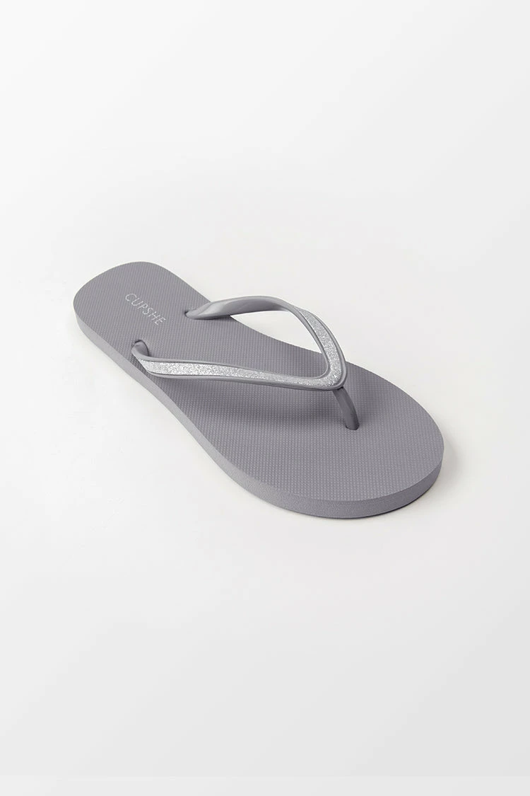 Hot Sale π― Cupshe Slate Grey Flip Flops π€© 2 Hot Sale π― Cupshe Slate Grey Flip Flops π€© - Image 2