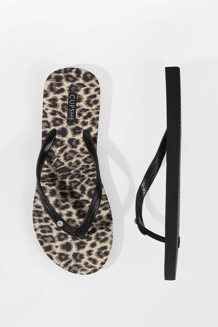 Deals ✔️ Cupshe Beckett Animal Print Flip Flops ⌛ 4 Deals ✔️ Cupshe Beckett Animal Print Flip Flops ⌛ - Image 4
