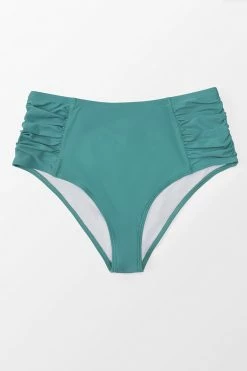 Flash Sale 👏 Cupshe Myah Green Ruched High Waisted Plus Size 👙 Bikini Bottom 🤩 -Cupshe Online Shop 2 132264a5 ead1 4e81 8d44 abb0e24537e1