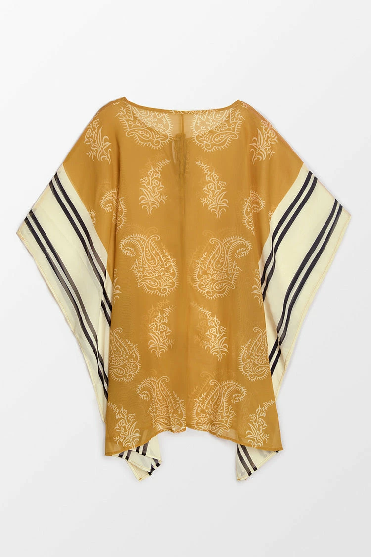 Brand new 🔔 Cupshe Kyleigh Paisley And Striped Cover Up 🤩 4 Brand new 🔔 Cupshe Kyleigh Paisley And Striped Cover Up 🤩 - Image 4