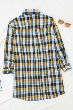 New 👍 Cupshe Yasmine Plaid Shirt 👗 Dress 🎁 -Cupshe Online Shop 2 1715efb6 b677 4f4f afae 13d67495608f