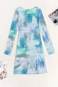 Top 10 👏 Cupshe Colleen Tie Dye Long Sleeve 👗 Dress 🛒 -Cupshe Online Shop 2 1975694b 0aa1 43db ac99 367b07107d45
