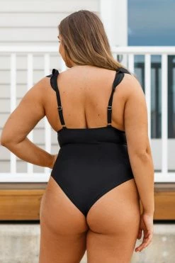 Buy 🔥 Cupshe Serena Black Ruffle Plus Size One Piece 🩱 Swimsuit 🔔 -Cupshe Online Shop 2 1d4461e5 08ce 48ee 9223 4388a08d4994