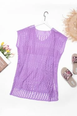 Hot Sale 🎁 Cupshe Rachael Purple Plunge Crochet Cover Up 🤩 -Cupshe Online Shop 2 1faaee8b a110 4b57 a4da b0ee90ad05fb