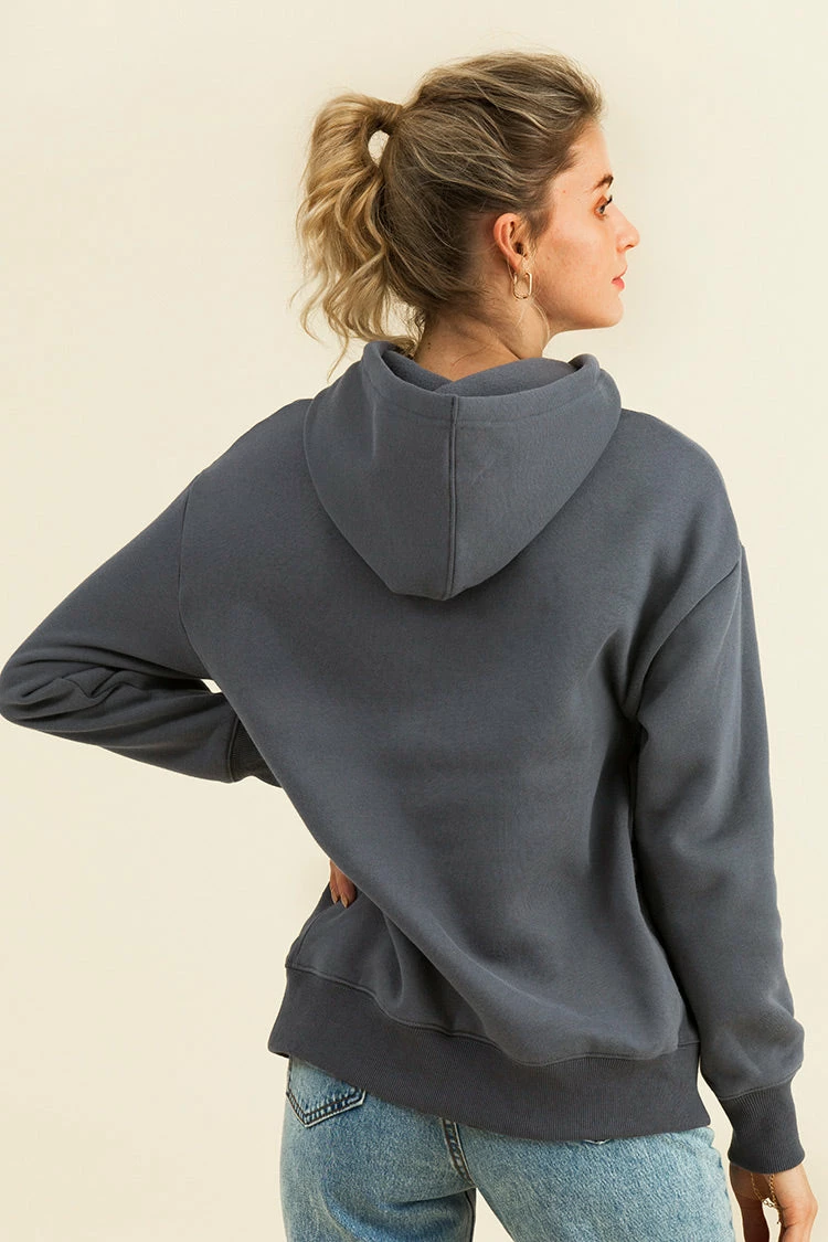 Hot Sale π Cupshe Angel Wing Gray Oversized Hoodie π€© 2 Hot Sale π Cupshe Angel Wing Gray Oversized Hoodie π€© - Image 2