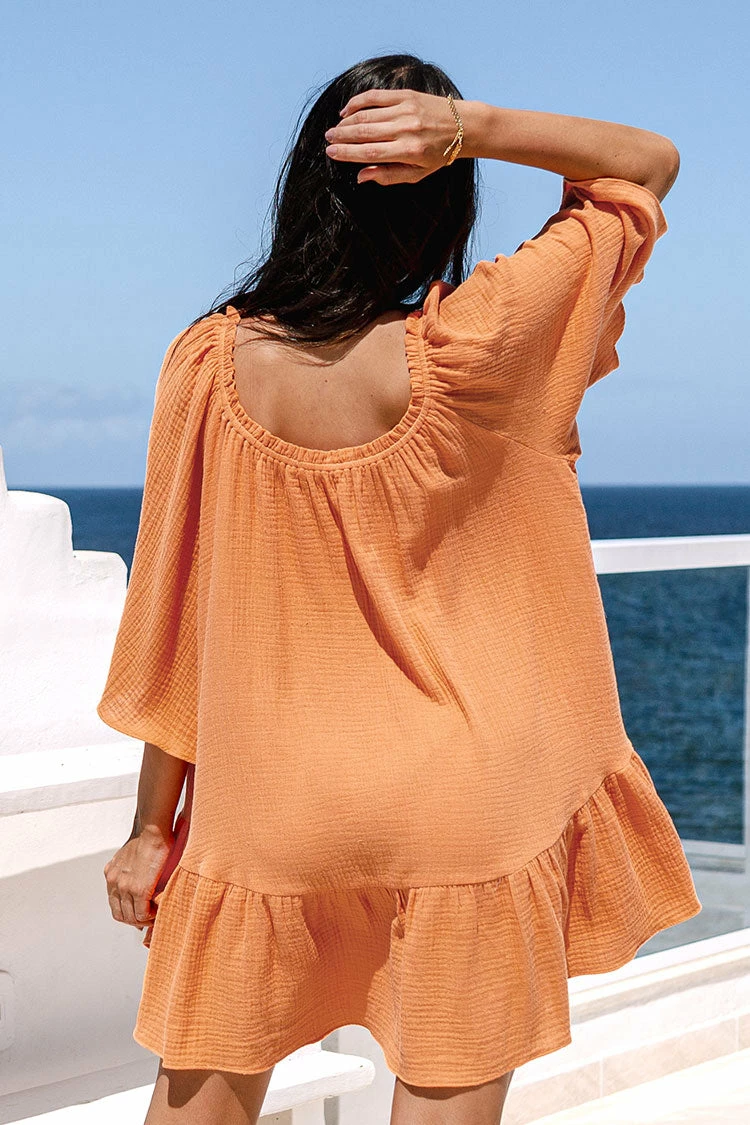 Best Sale π Cupshe Sarina Round Neckline Ruffled Cover Up π 2 Best Sale π Cupshe Sarina Round Neckline Ruffled Cover Up π - Image 2