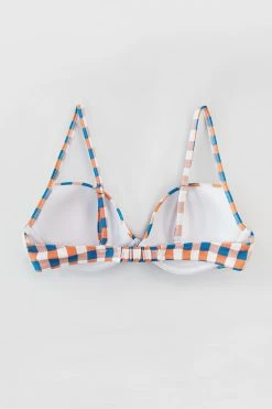 Cheap 🎁 Cupshe Tricolored Plaid Knotted 👙 Bikini Top 🎉 -Cupshe Online Shop 2 2be30295 c4de 4b8b 963e 821384c05325
