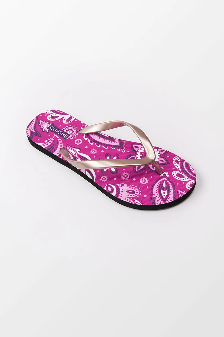 Flash Sale π Cupshe Flare Paisley Flip Flops 𧨠2 Flash Sale π Cupshe Flare Paisley Flip Flops 𧨠- Image 2