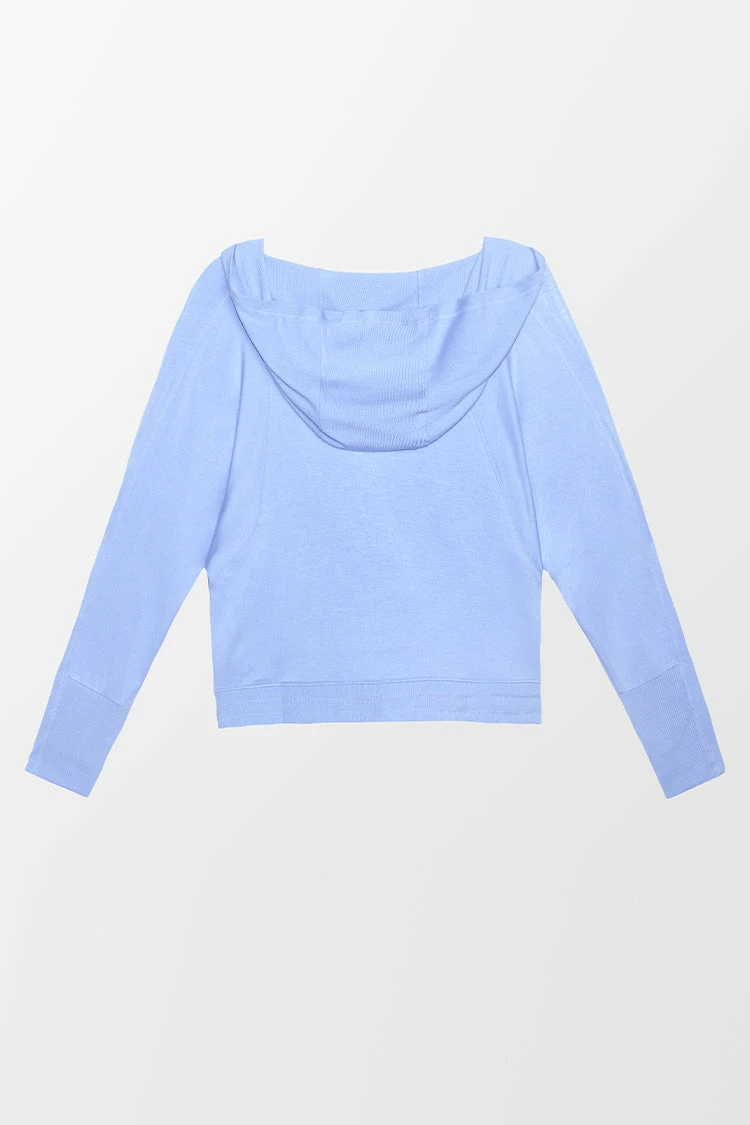 Cheapest 🎁 Cupshe Private Jet Light Blue Long Sleeve Drawstring Hoodie 🎉 6 Cheapest 🎁 Cupshe Private Jet Light Blue Long Sleeve Drawstring Hoodie 🎉 - Image 6