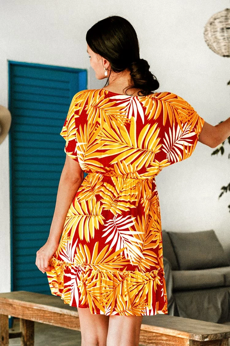 Top 10 π Cupshe Maiya Leafy Tie Front π Dress π― 2 Top 10 π Cupshe Maiya Leafy Tie Front π Dress π― - Image 2