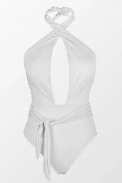 Flash Sale ⌛ Cupshe Georgia Cross Halter Tie Waist One Piece 🩱 Swimsuit 🛒 -Cupshe Online Shop 2 3a3ae4ec 32d6 46c2 84c1 15f63e9d062c