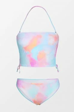 Outlet 😀 Cupshe Wendy Tie Dye Halter Side Tie 👙 Bikini 💯 -Cupshe Online Shop 2 3f50c911 a684 49ee a889 e572541e8f87
