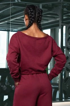 Best deal 👏 Cupshe Love Potion Off-shoulder Crop Long Sleeve Sweatshirt 🎉 -Cupshe Online Shop 2 416e34dc 8035 47ea b60e 4c325cbc993a