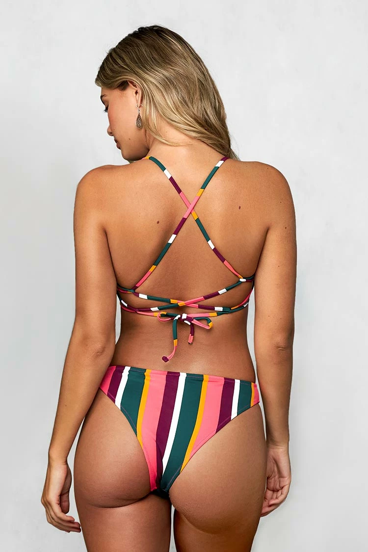 Outlet β€οΈ Cupshe Rainbow Strappy Lace-Up π Bikini π― 2 Outlet β€οΈ Cupshe Rainbow Strappy Lace-Up π Bikini π― - Image 2