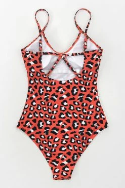 Best deal ❤️ Cupshe Red Leopard Print One Piece 🩱 Swimsuit ✔️ -Cupshe Online Shop 2 4ad26652 61e8 419e 9495 e742f1bf9704