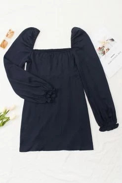 Wholesale 🎁 Cupshe Shangrila Solids Smocked Long Sleeve Mini 👗 Dress 🛒 -Cupshe Online Shop 2 4f32af0b 2374 4333 833a 50e73d5d2192