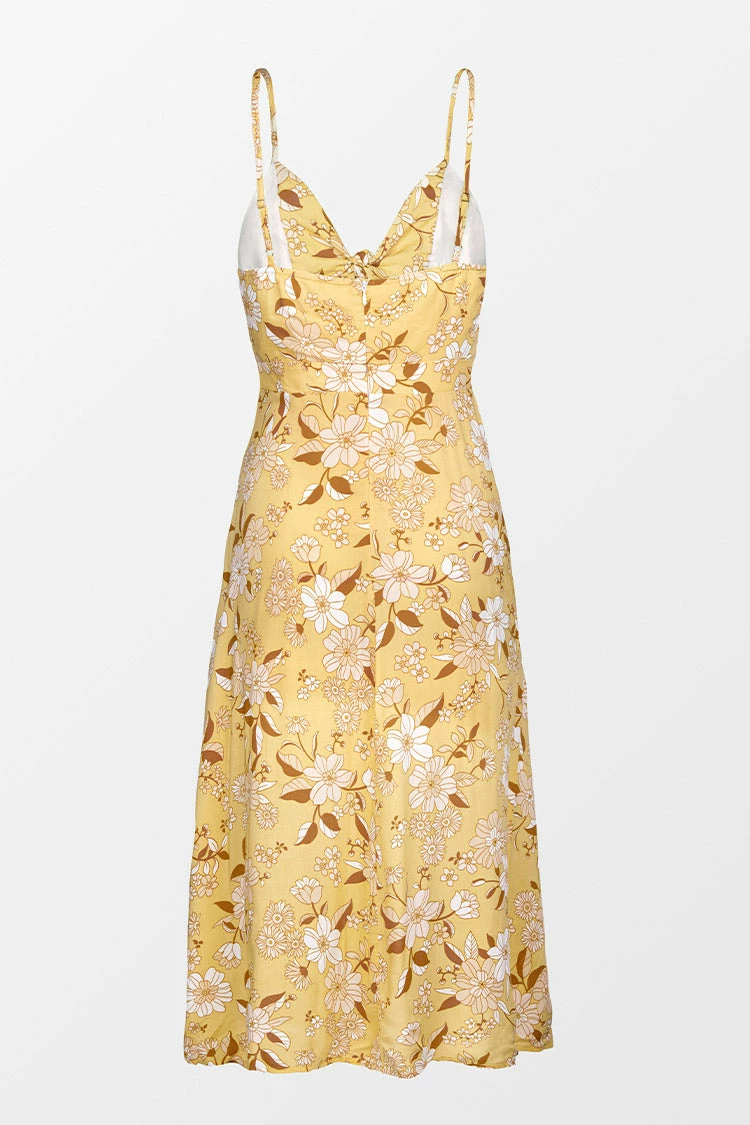 Hot Sale 👏 Cupshe Bryanna Floral Cut Out Tie 👗 Dress 😍 4 Hot Sale 👏 Cupshe Bryanna Floral Cut Out Tie 👗 Dress 😍 - Image 4