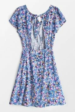 Best Pirce ✨ Cupshe Blue Floral Open Back Short 👗 Dress 🔥 -Cupshe Online Shop 2 57356ed5 31a9 42d3 913e 010f586f4721
