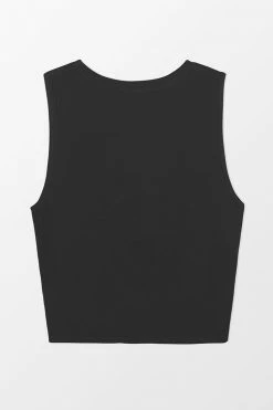 Promo 🎁 Cupshe Shimmer Black Sleeveless Twist Sweatshirt 🌟 -Cupshe Online Shop 2 5f6d0c4b 341e 410d b3a5 e79d058ca4a9