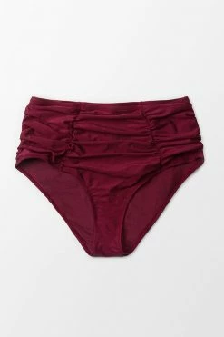 Discount 🧨 Cupshe Saige Ruched High Waisted Plus Size 👙 Bikini Bottom 😍 -Cupshe Online Shop 2 62a81254 b992 4b8f 9215 b2ec4f530ddc