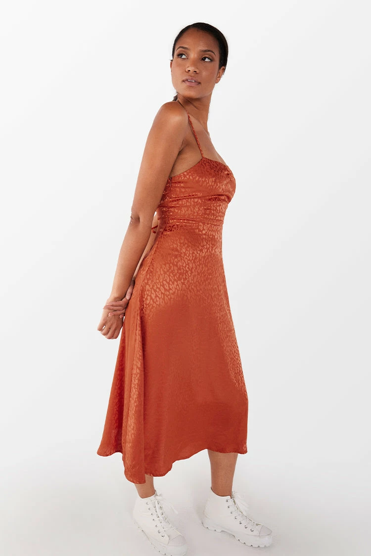 Flash Sale π Cupshe Janiya Lace Up Leopard Fitted Waist Slip π Dress β 3 Flash Sale π Cupshe Janiya Lace Up Leopard Fitted Waist Slip π Dress β - Image 3