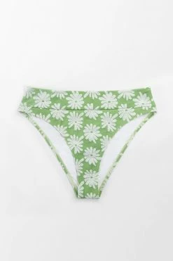 Coupon 🌟 Cupshe Light Green Floral High Waisted 👙 Bikini Bottom ✨ -Cupshe Online Shop 2 6c667ce4 167c 4aea 9c8b ed36b0799b1e