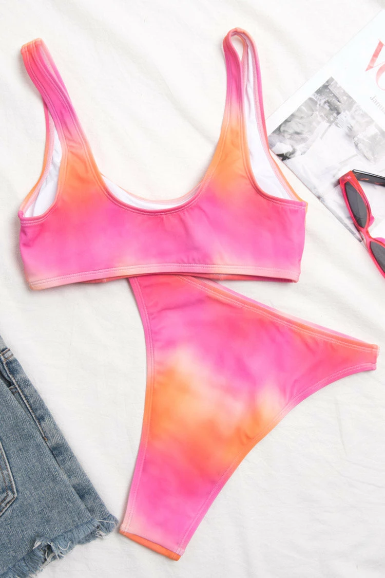 Best Sale ❤️ Cupshe Radiant Sun Ombre Bralette 👙 Bikini Top & High Waist 👙 Bikini Bottom ✨ 4 Best Sale ❤️ Cupshe Radiant Sun Ombre Bralette 👙 Bikini Top & High Waist 👙 Bikini Bottom ✨ - Image 4