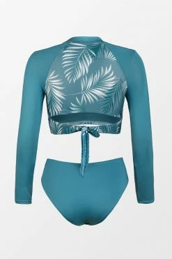 Discount 🎁 Cupshe Abbey Tropical Back Tie Long Sleeve Tankini 🎉 -Cupshe Online Shop 2 7a11c4f5 7d62 4edc 8719 63409d5c17ae