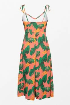 Buy 🔔 Cupshe Lauryn Tropical Tie Shoulder Slip 👗 Dress 👏 -Cupshe Online Shop 2 8555f216 998a 4bcb 80d1 adffd8852237