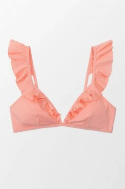 Cheap 💯 Cupshe Aubree Ruffle V-neck Back Hook 👙 Bikini Top 👍 -Cupshe Online Shop 2 8685c8d7 680a 4cbd b892 17422942a9bb