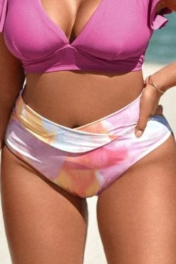 Top 10 🎁 Cupshe Tinley Abstract Print Plus Size 👙 Bikini Bottom ⌛