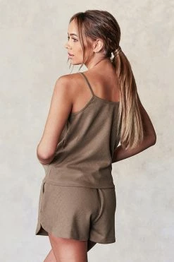 Buy 🔥 Cupshe Chocolate love Cami Top And Drawstring Shorts Set 😀 -Cupshe Online Shop 2 90976999 5b05 4050 ba80 d9e0d47d9240