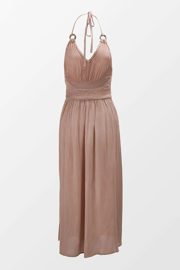 Coupon 🤩 Cupshe Talia Khaki Halter 👗 Dress ⌛ 4 Coupon 🤩 Cupshe Talia Khaki Halter 👗 Dress ⌛ - Image 4