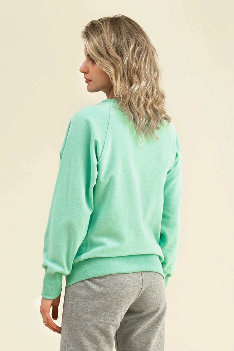 Outlet π Cupshe High Dive Green Oversized Sweatshirt π₯ 2 Outlet π Cupshe High Dive Green Oversized Sweatshirt π₯ - Image 2
