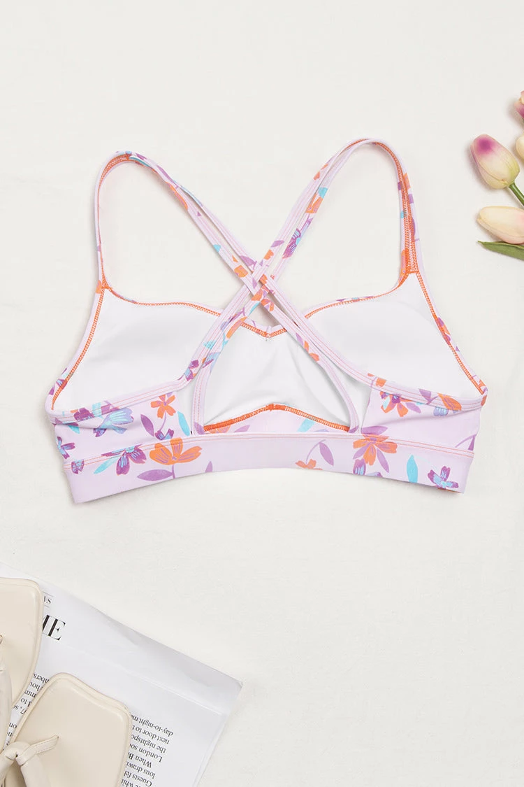 Deals β Cupshe Whimsy Floral Crisscross Back Sports Bra π 2 Deals β Cupshe Whimsy Floral Crisscross Back Sports Bra π - Image 2
