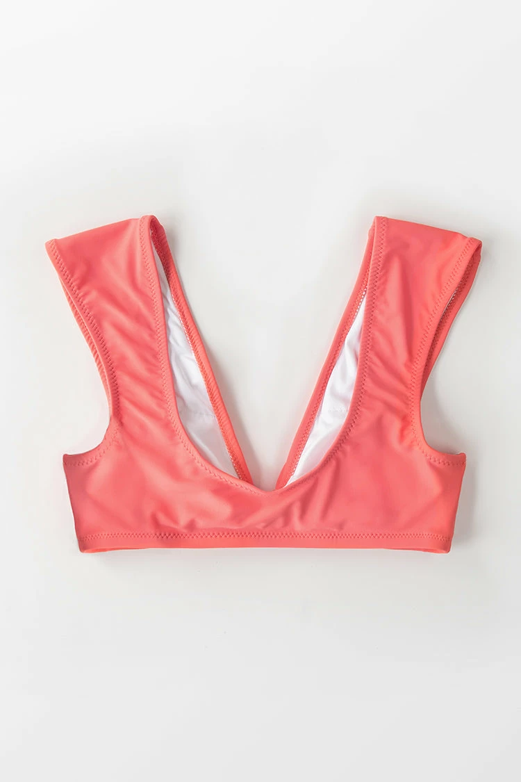 Top 10 π Cupshe Neon Pink Cap Sleeve Knotted π Bikini Top π 4 Top 10 π Cupshe Neon Pink Cap Sleeve Knotted π Bikini Top π - Image 4