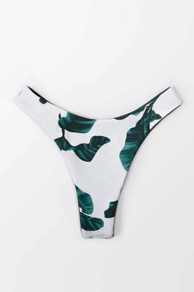 Best Pirce 𧨠Cupshe Leafy Reversible High Cut π Bikini Bottom π 4 Best Pirce 𧨠Cupshe Leafy Reversible High Cut π Bikini Bottom π - Image 4