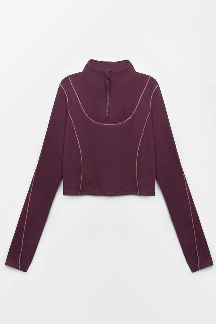 Wholesale 🧨 Cupshe Brisbane High Neck Crop Sweatshirt 👏 2 Wholesale 🧨 Cupshe Brisbane High Neck Crop Sweatshirt 👏 - Image 2