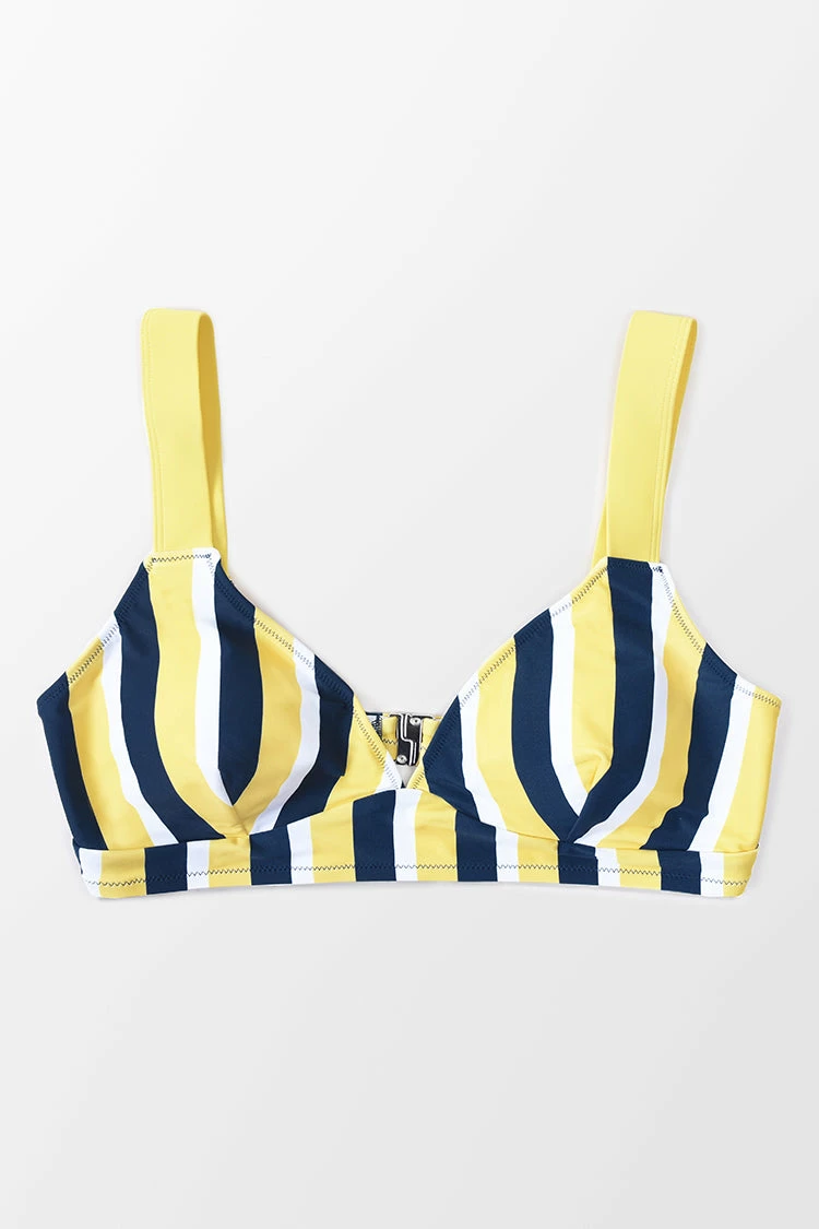 Best deal ✔️ Cupshe Michelle Striped Plus Size 👙 Bikini Top 👍 3 Best deal ✔️ Cupshe Michelle Striped Plus Size 👙 Bikini Top 👍 - Image 3