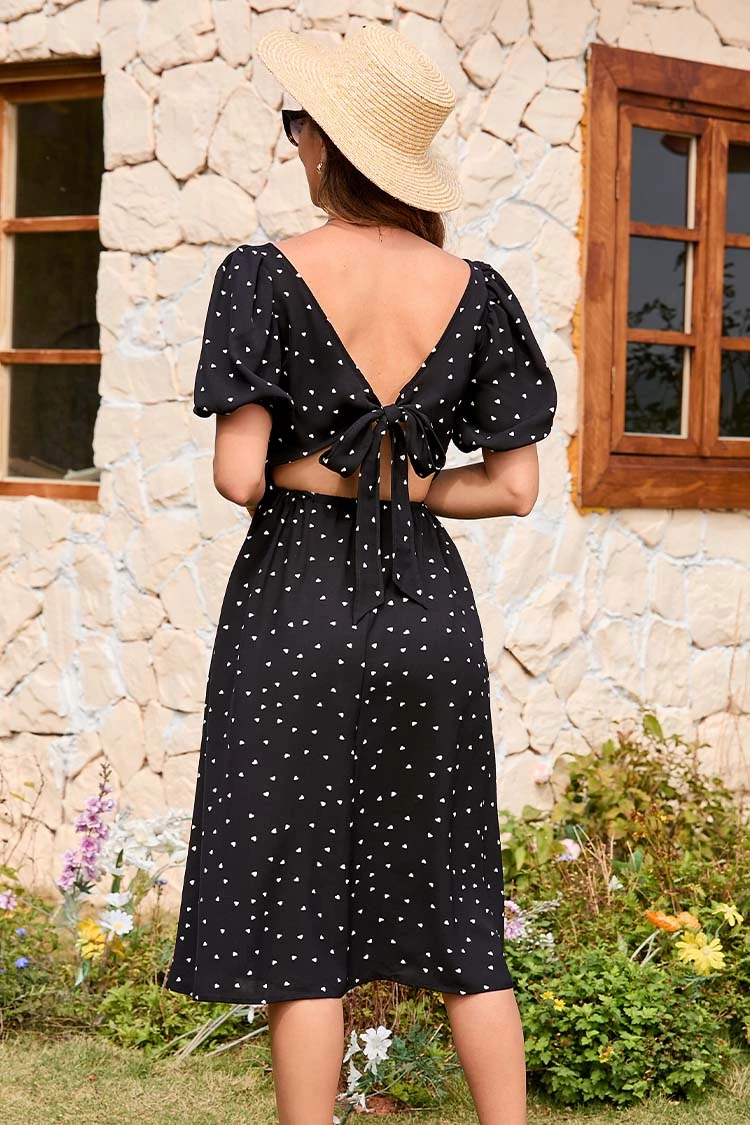 Cheap ⭐ Cupshe Rachelle Square Neck Fitted Waisted A-Shape 👗 Dress ✔️ 2 Cheap ⭐ Cupshe Rachelle Square Neck Fitted Waisted A-Shape 👗 Dress ✔️ - Image 2