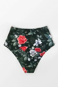 Discount 🛒 Cupshe Red Floral High-Waisted 👙 Bikini Bottom 💯 -Cupshe Online Shop 2 c637fbb8 7604 4f01 bf4a 6324d969a4ce