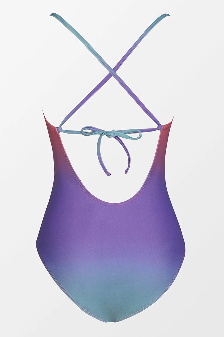 Budget π Cupshe Beachy Ombre Cross Back One Piece π©± Swimsuit π 2 Budget π Cupshe Beachy Ombre Cross Back One Piece π©± Swimsuit π - Image 2