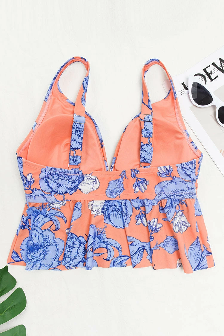 Best reviews of 🔔 Cupshe Fantasy Flower Peplum Plus Size Tankini Top 🔥 4 Best reviews of 🔔 Cupshe Fantasy Flower Peplum Plus Size Tankini Top 🔥 - Image 4