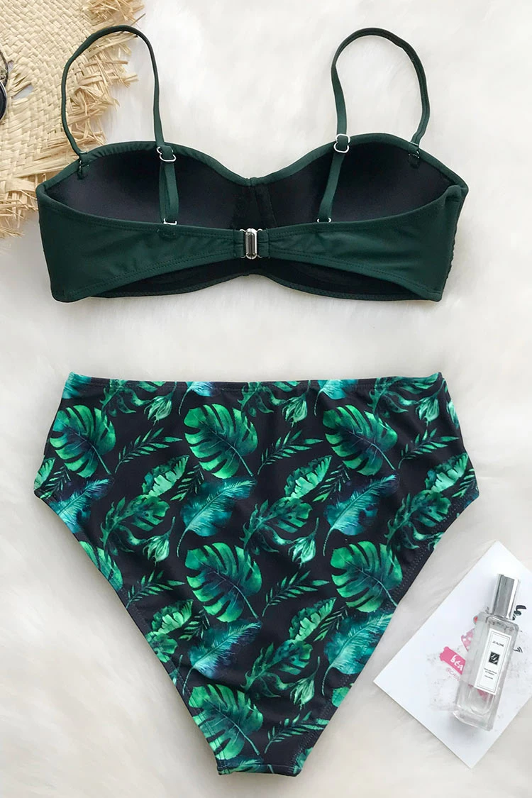 Flash Sale π Cupshe Full Of Green Print π Bikini Set β¨ 2 Flash Sale π Cupshe Full Of Green Print π Bikini Set β¨ - Image 2