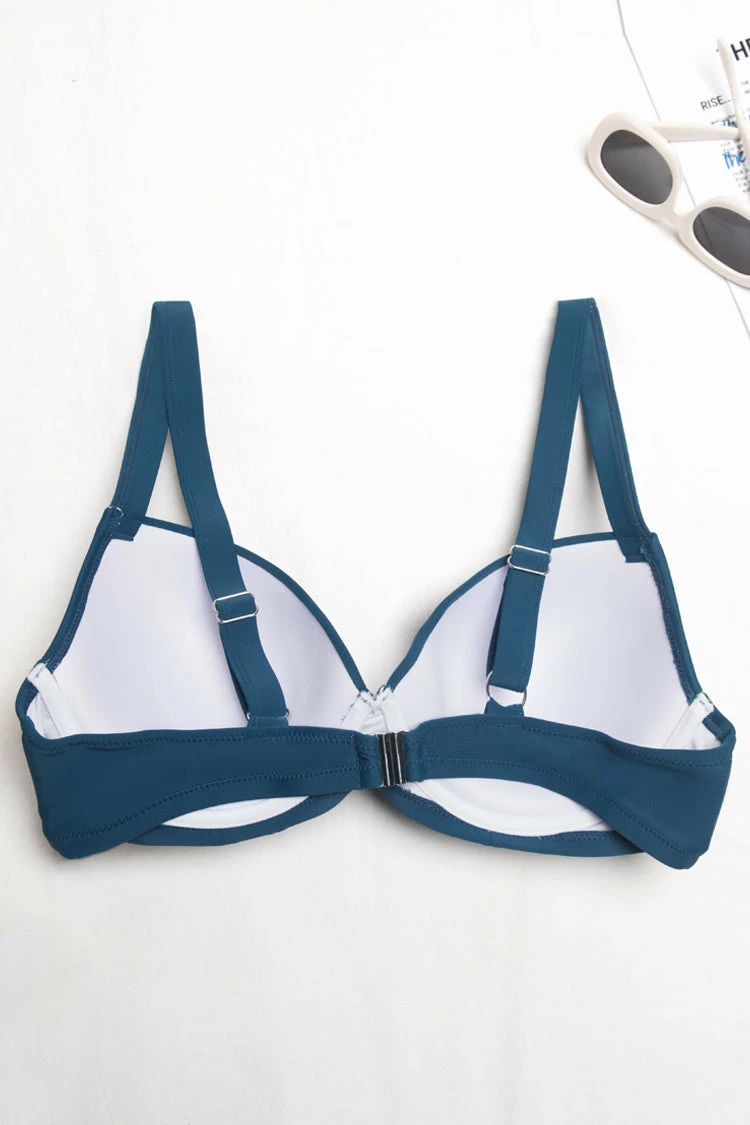 Wholesale 😍 Cupshe Elsa Criss Cross Ruched Plus Size 👙 Bikini Top 🎉 4 Wholesale 😍 Cupshe Elsa Criss Cross Ruched Plus Size 👙 Bikini Top 🎉 - Image 4