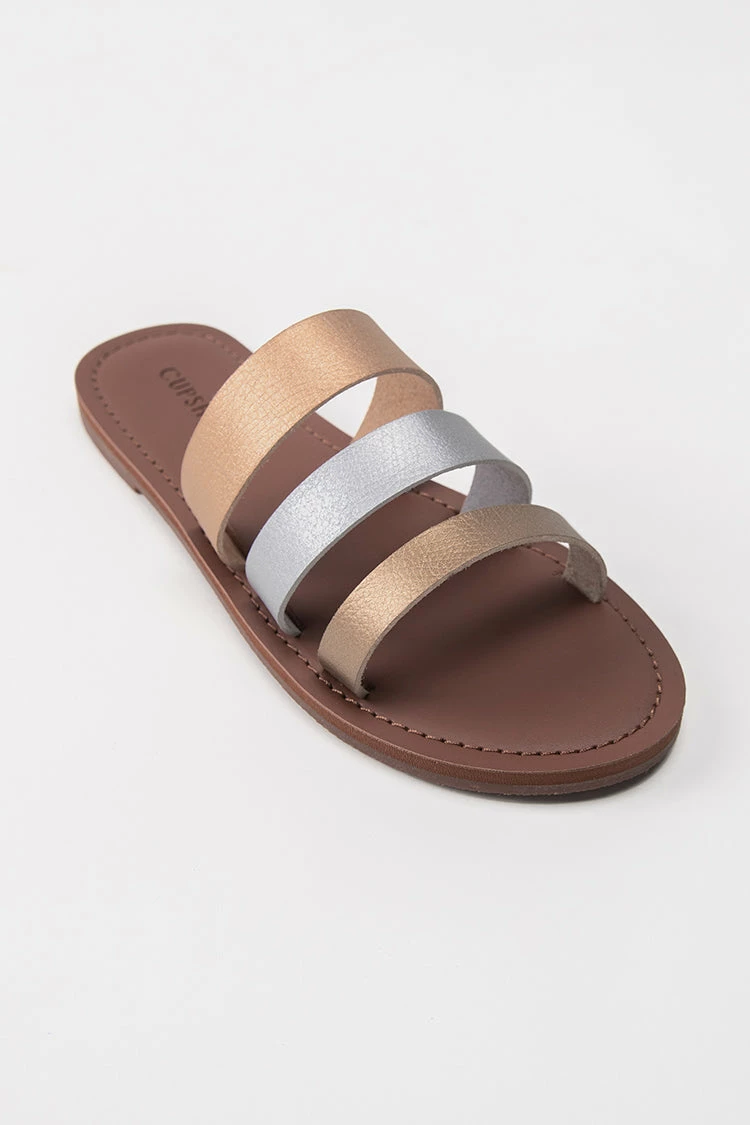 Budget π₯ Cupshe Olympia Three Straps Slides π₯ 2 Budget π₯ Cupshe Olympia Three Straps Slides π₯ - Image 2