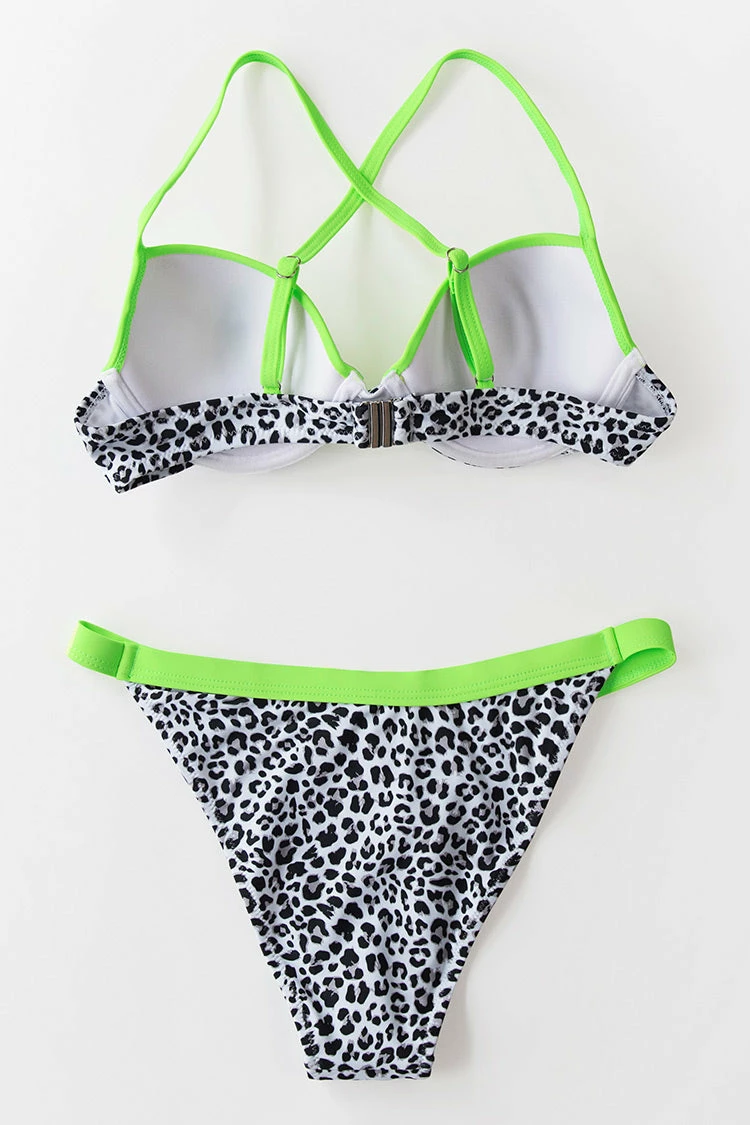 Discount π― Cupshe Leopard Neon Trimmed π Bikini π 2 Discount π― Cupshe Leopard Neon Trimmed π Bikini π - Image 2