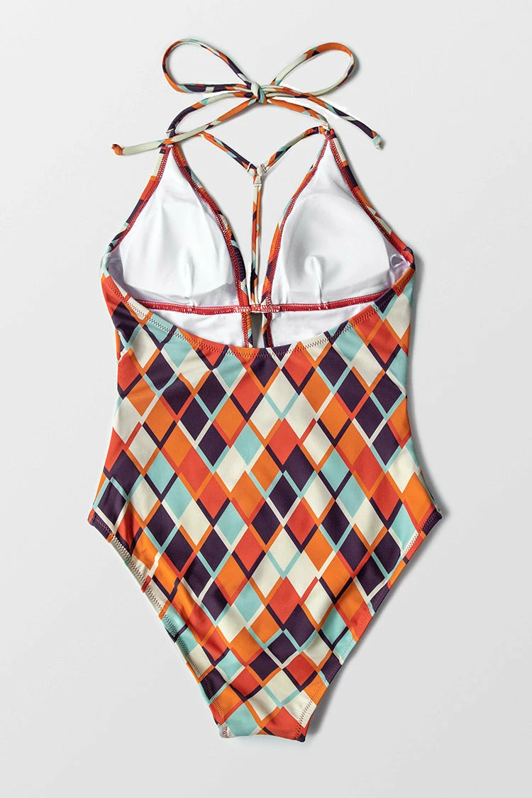 Coupon π₯ Cupshe Geometric Print Plunging Neckline One Piece π©± Swimsuit π 4 Coupon π₯ Cupshe Geometric Print Plunging Neckline One Piece π©± Swimsuit π - Image 4