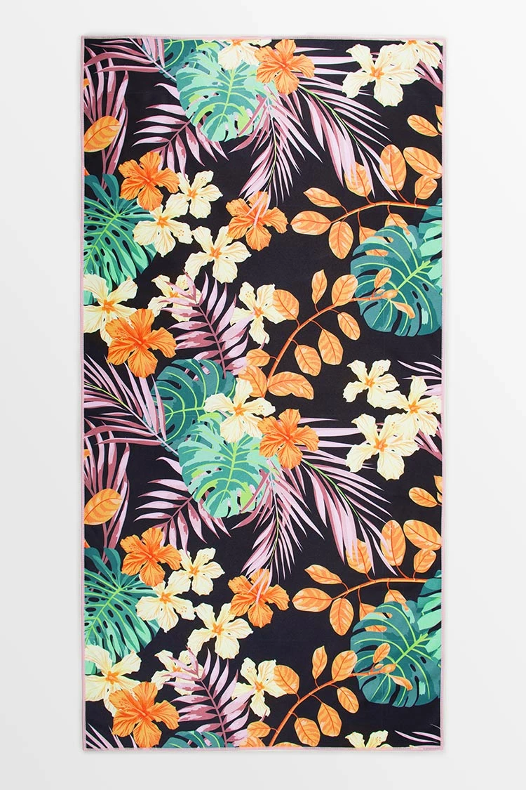Flash Sale π Cupshe Midnight Tropic Floral Beach Blanket π 3 Flash Sale π Cupshe Midnight Tropic Floral Beach Blanket π - Image 3